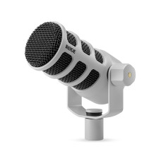 Rode PodMic Cardioid Dynamic Broadcast Microphone - White